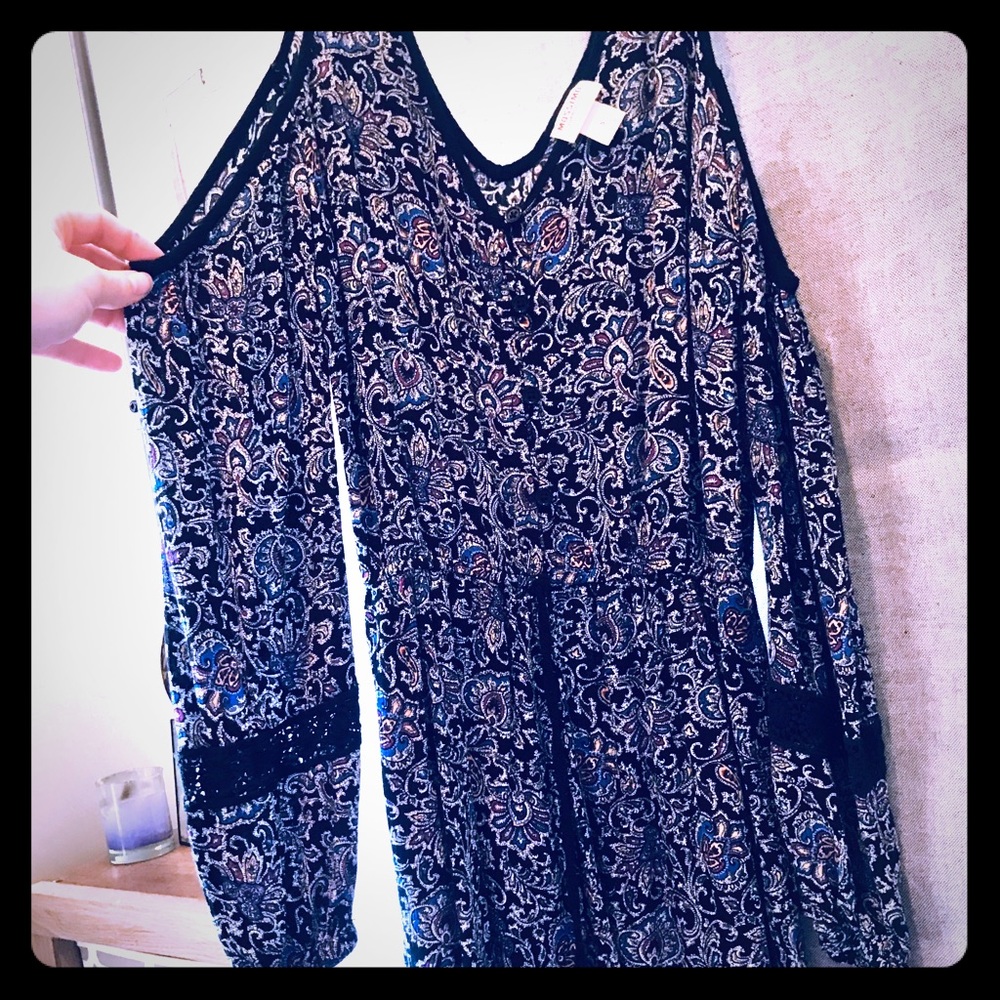 Mossimo size small boho print romper EUC